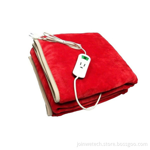 Factory Supply Electric Blanket with Flannel Material Heating Blanket Heating Pad